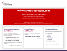 Tablet Screenshot of farmaciabrotons.com